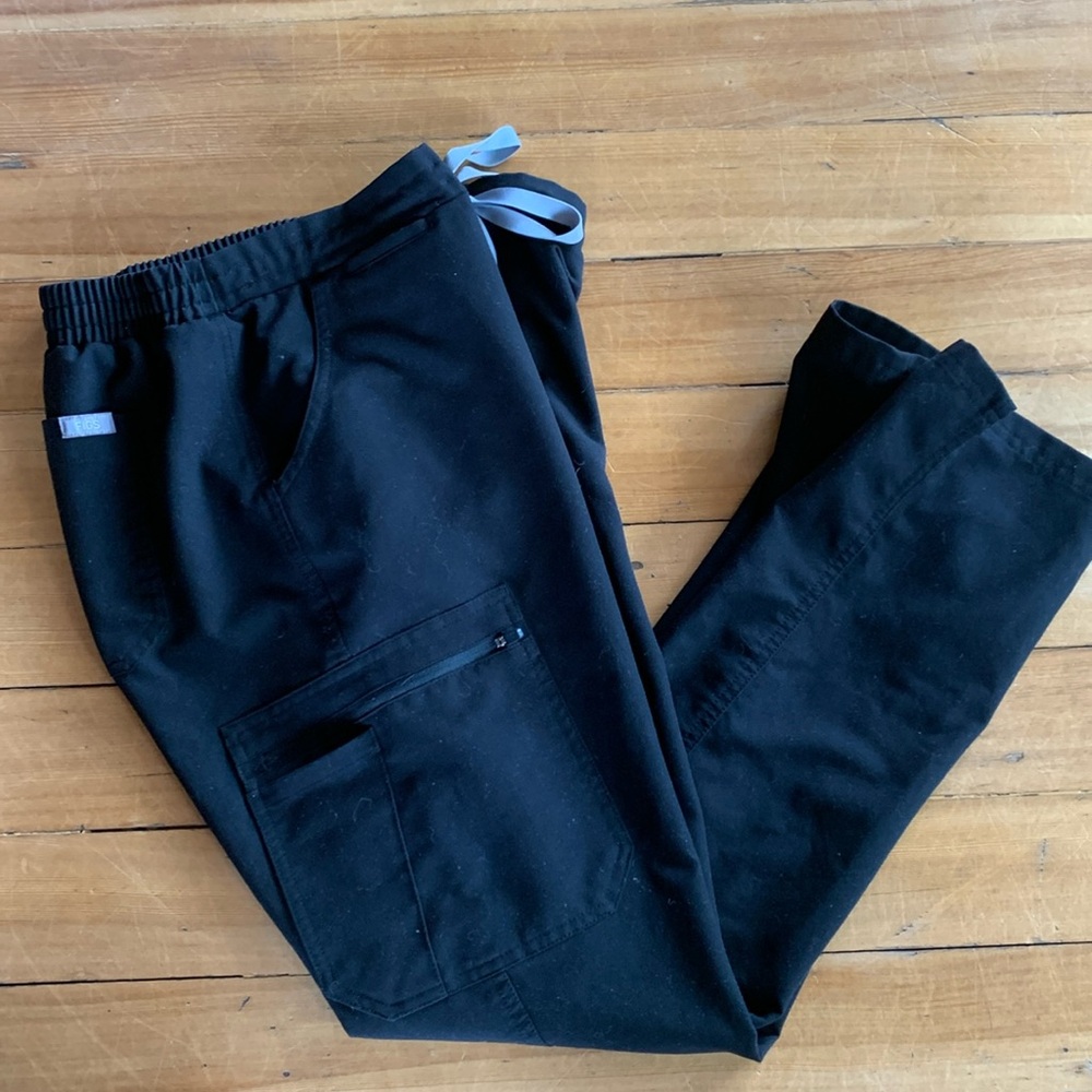 Figs Scrub Pants Black S